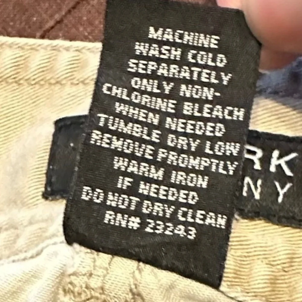 New York‎ & Company Y2K Khaki Cargo Pants Women's Size 8
